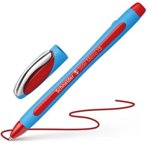Penna a sfera Schneider Slider Memo tratto XB rosso P150202